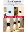Modern Solar 6ledli Çift Taraflı Aplik Güneş Enerjili Aydınlatma Duvar Lambası