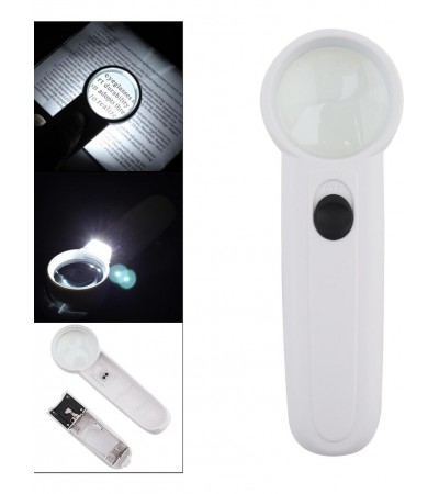 15X Çok Fonksiyonlu 2 Led Işıklı Taşınabilir El Büyüteç