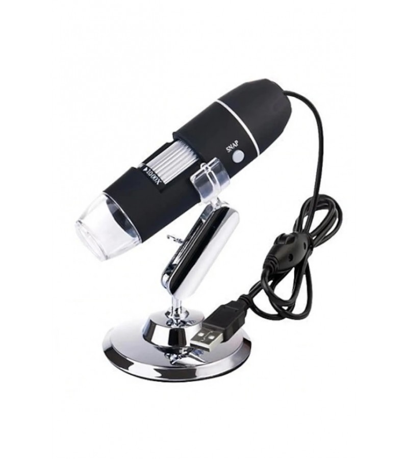 Nikula-1600X USB dijital mikroskop kamera endoskop 8LED büyüteç Metal standı