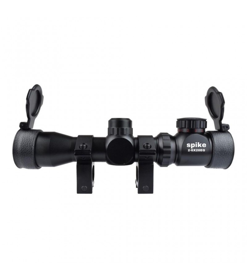 2-6x28 Spike Zoomlu Av Tüfeği Dürbünü Tüfek Hedef çizgili,çıft Işıklı