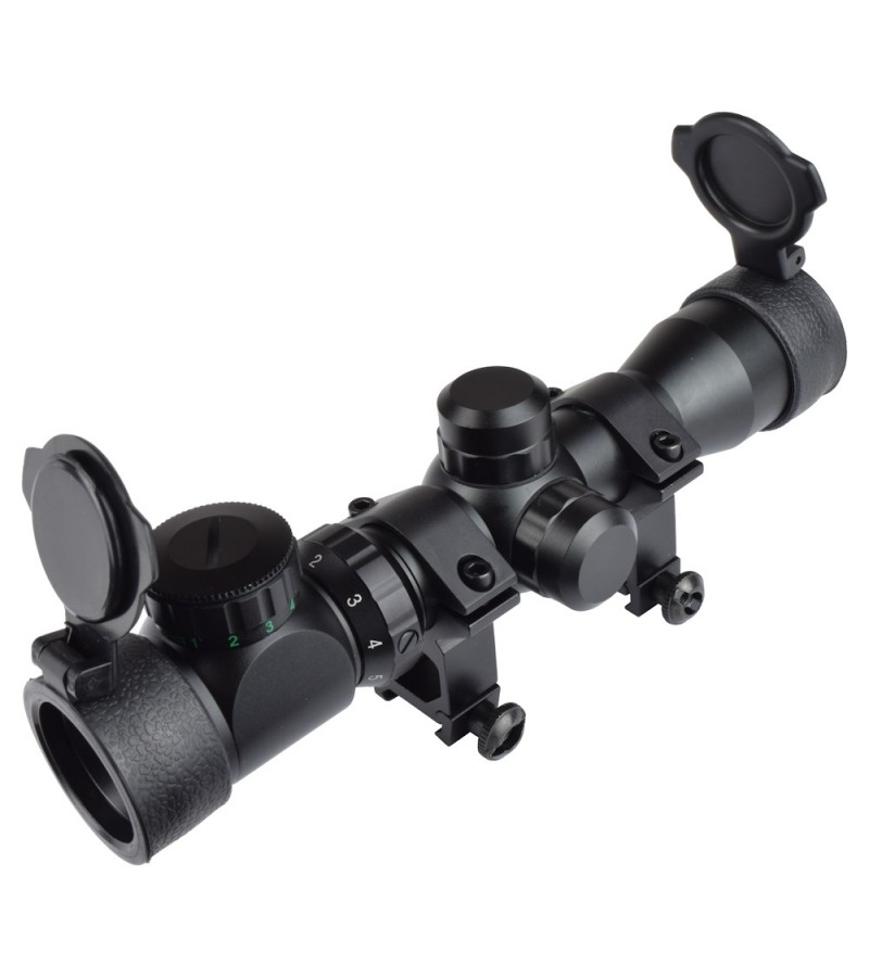 2-6x28 Spike Zoomlu Av Tüfeği Dürbünü Tüfek Hedef çizgili,çıft Işıklı