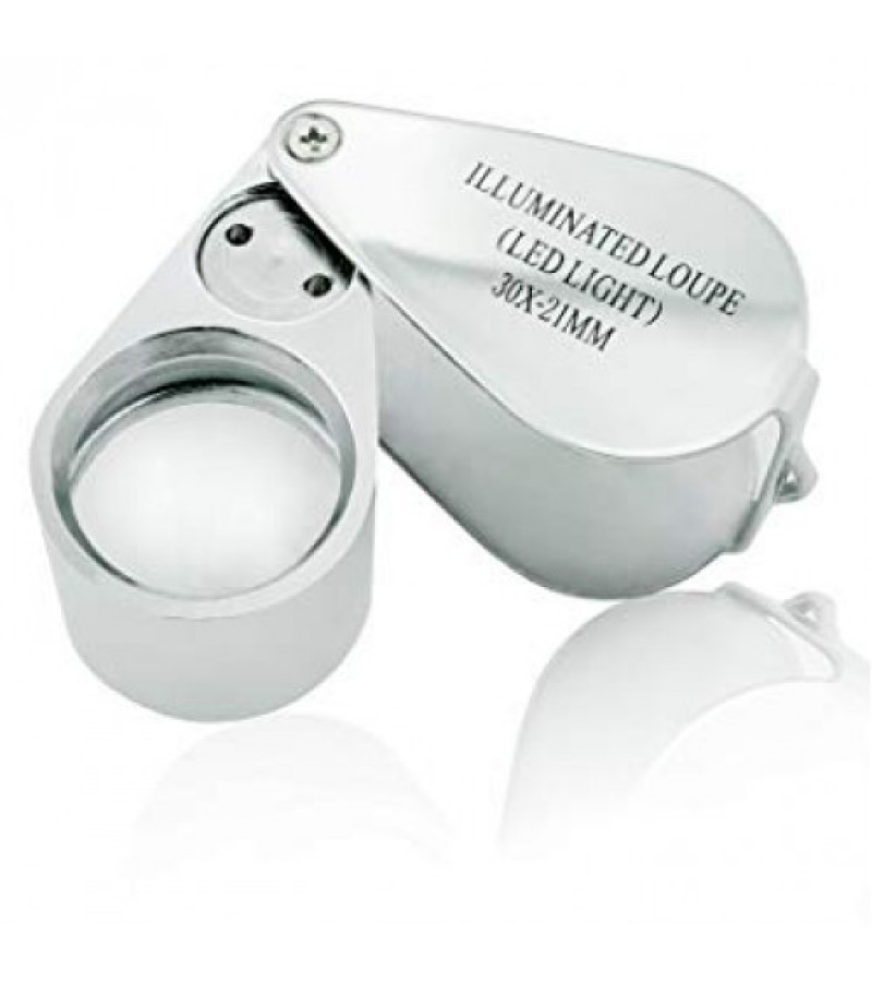 Nikula- Kontrol, Için özel Kutulu Metal ışıklı Lup 30x21