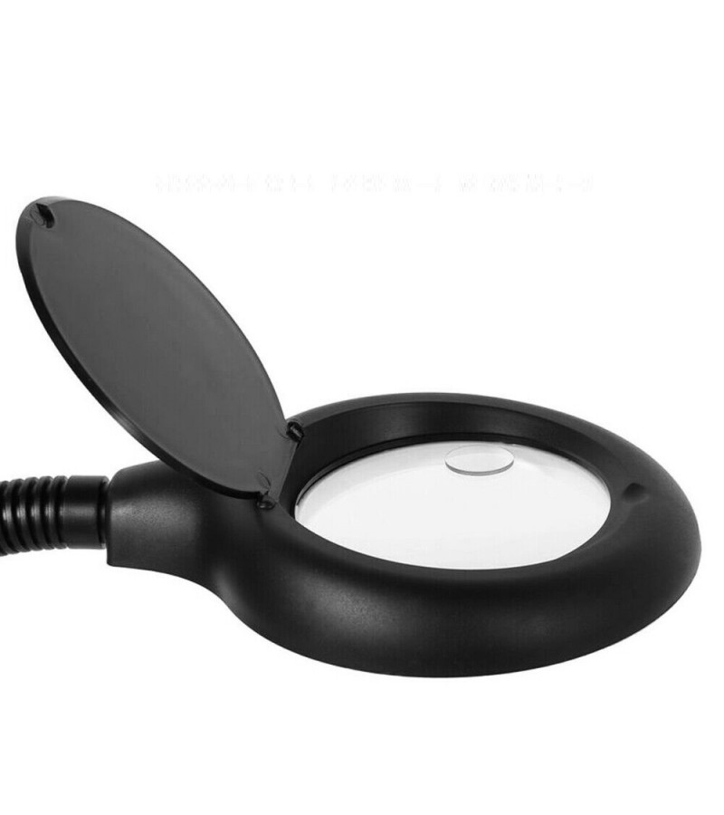 Nikula-Esnek 5X /10x,40 LED ışıklı büyüteç ,lamba  büyüteç okuma, çalışma lehim masa lambası A808