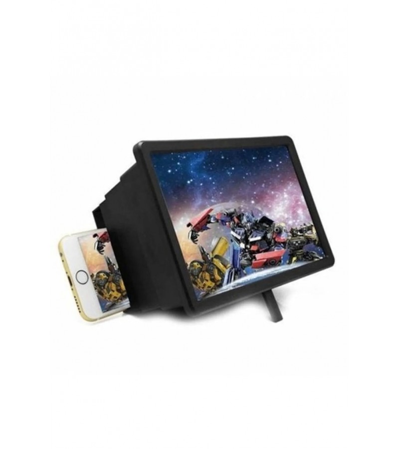 Cep Telefonu 3D Ekran Büyüteci Tv Görünümlü Mercekli Stand F2