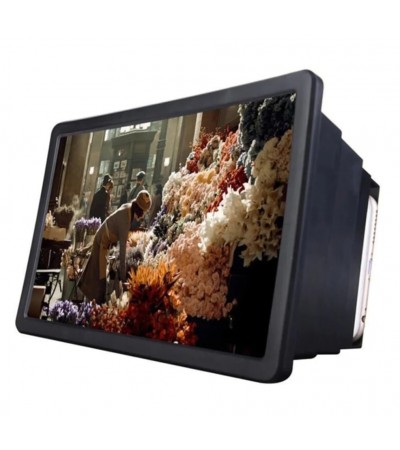 Cep Telefonu 3D Ekran Büyüteci Tv Görünümlü Mercekli Stand F2