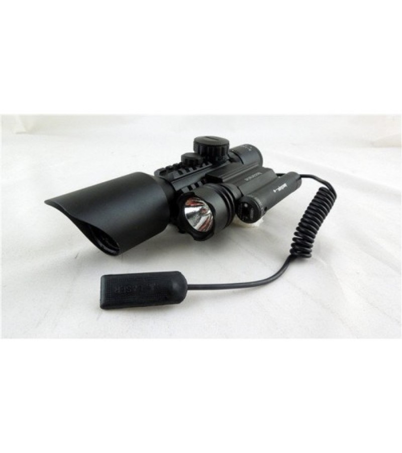 3-10x42 Nikula Zoomlu Av Tüfeği Dürbünü Tüfek Lazeri Zenon Fenerli M9