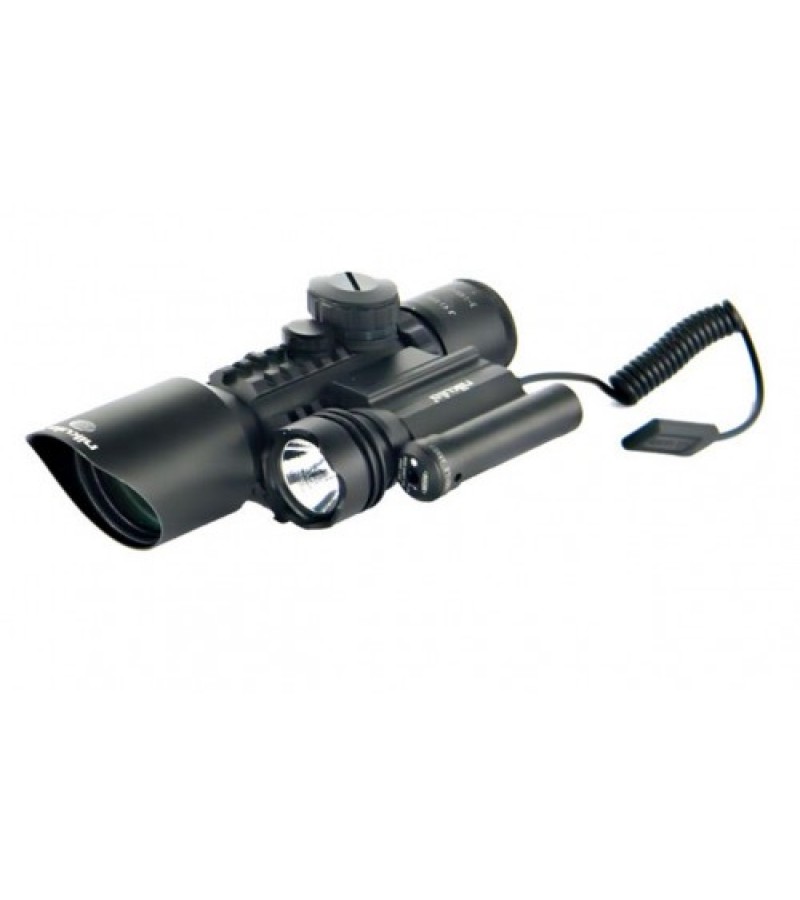 3-10x42 Nikula Zoomlu Av Tüfeği Dürbünü Tüfek Lazeri Zenon Fenerli M9