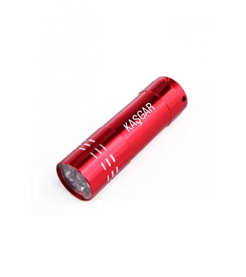 Süper Parlak 9 Ledli Metal Mini El Feneri