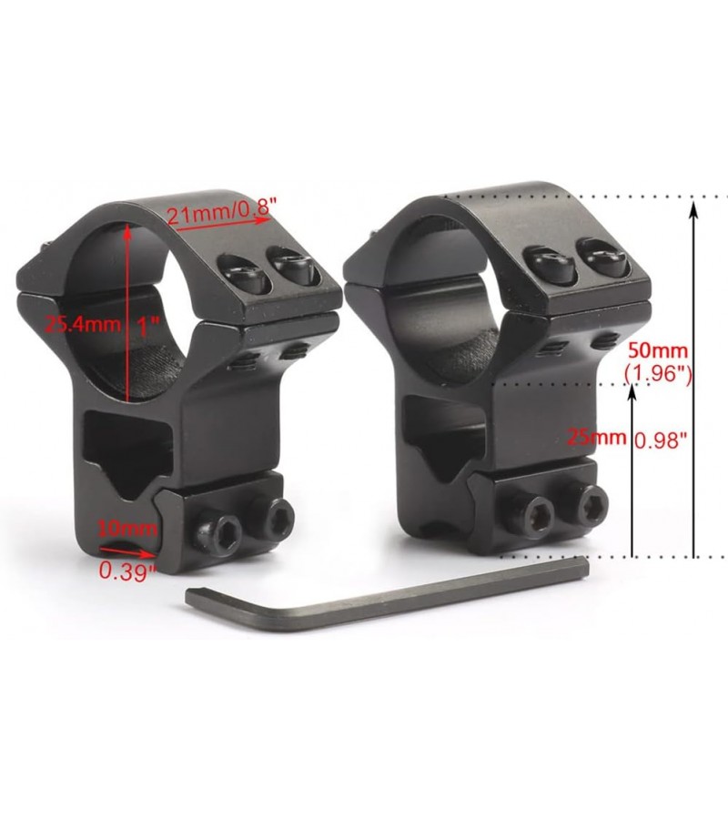 Nikula-25.4mm dürbün için 11mm YÜKSEK Havalı Tüfek / Av tüfeği Ayağı