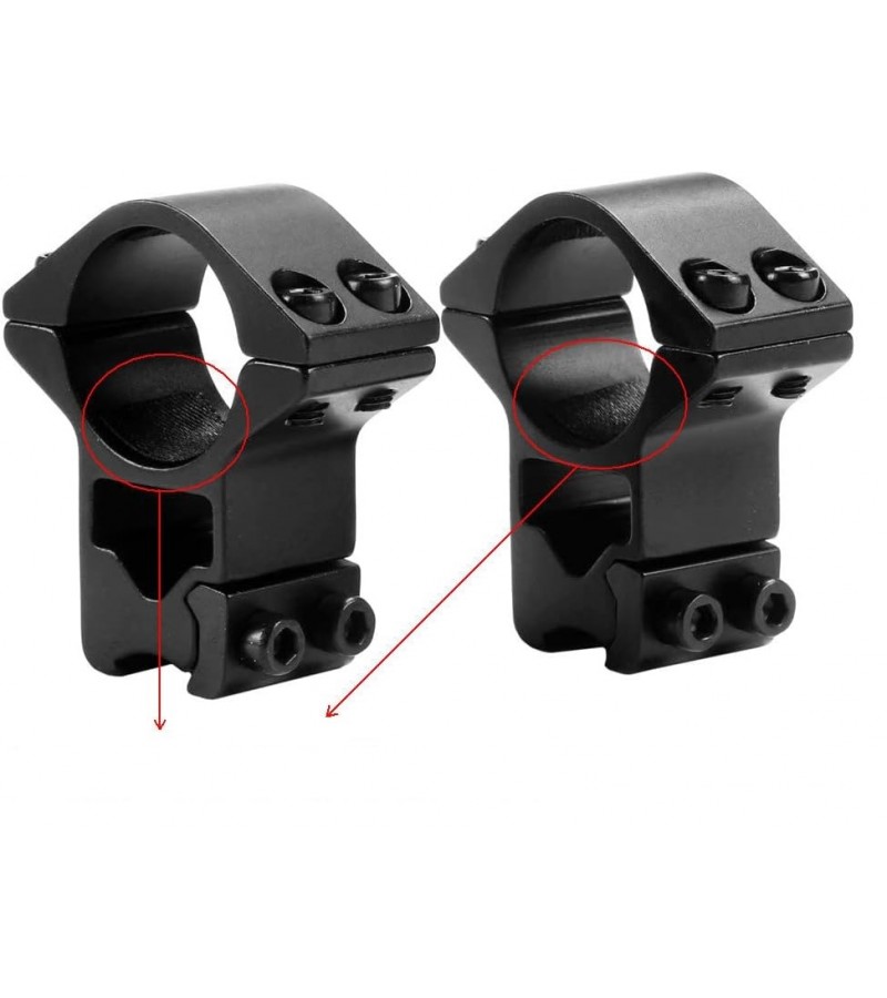 Nikula-25.4mm dürbün için 11mm YÜKSEK Havalı Tüfek / Av tüfeği Ayağı