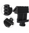 Taktik 45 derece açı ofset yan adaptörü RTS 20mm Picatinny ray Taktik 45 derece açı ofset yan adaptörü RTS 20mm Picatinny ray