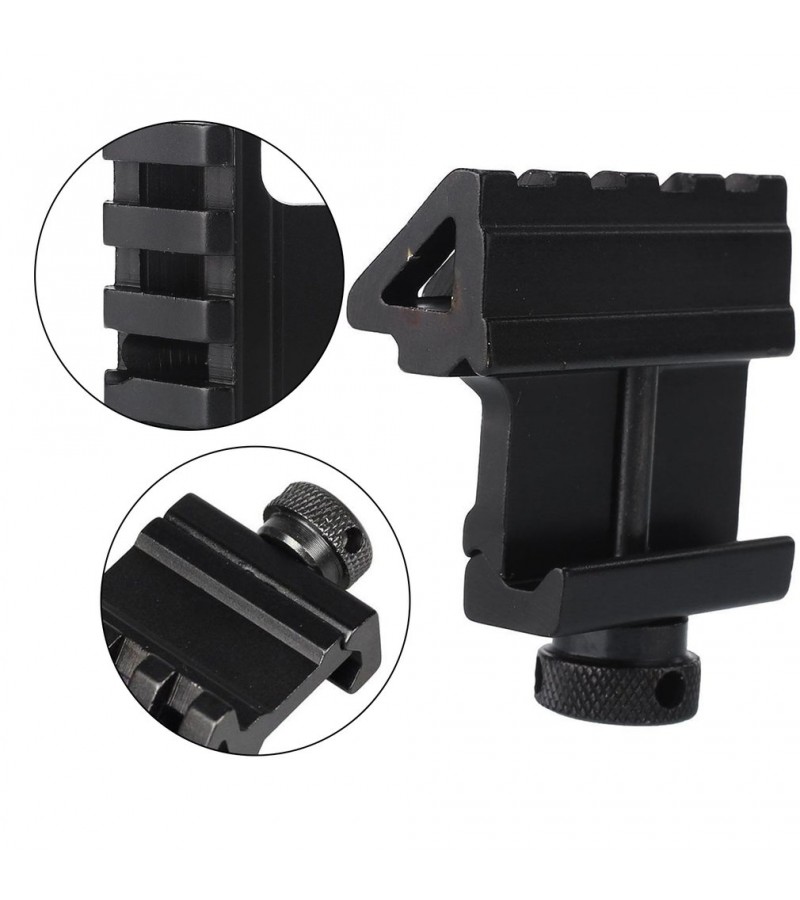 Taktik 45 derece açı ofset yan adaptörü RTS 20mm Picatinny ray Taktik 45 derece açı ofset yan adaptörü RTS 20mm Picatinny ray