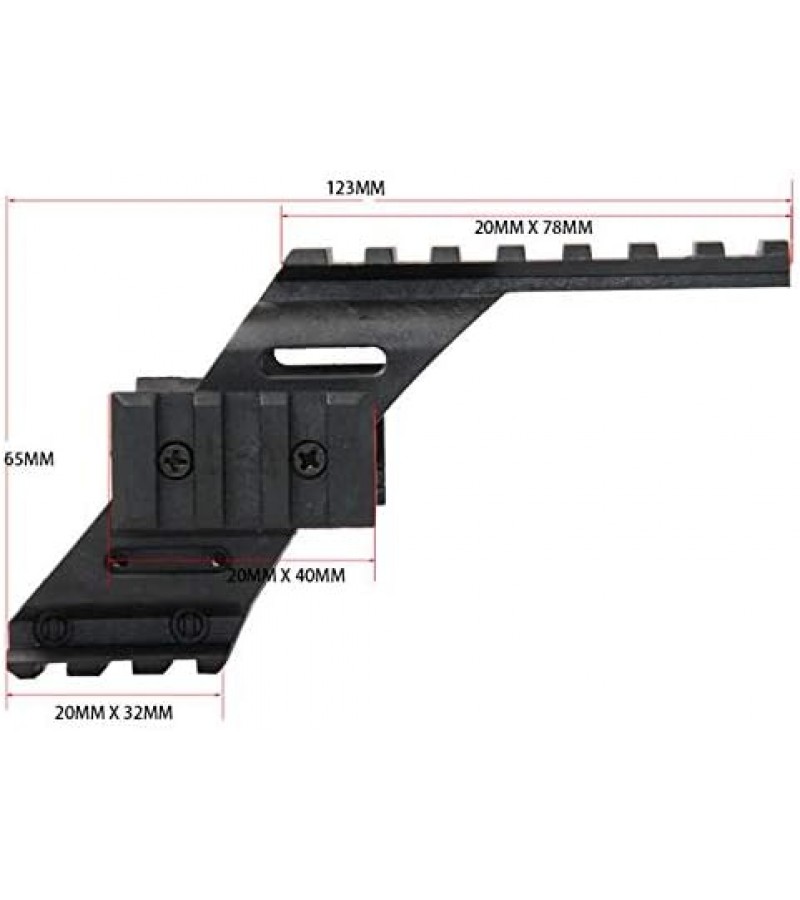 Tabanca için Polimer Naylon Fener, Lazer Üst Ray 22mm Tabanca için Polimer Naylon Fener, Lazer Üst Ray 22mm
