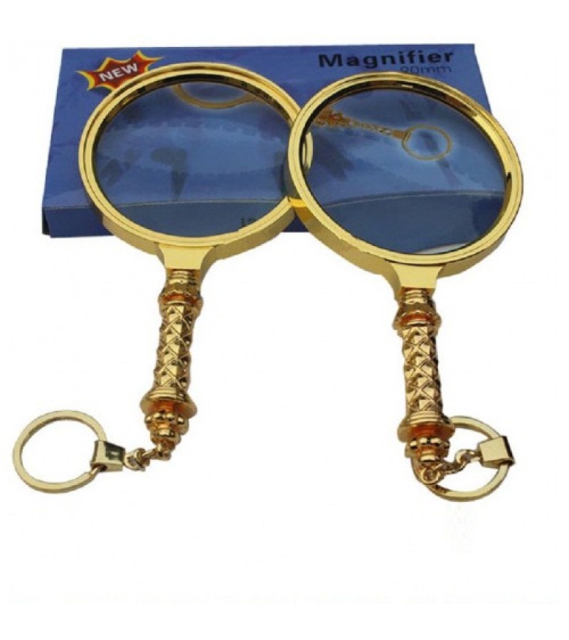 Nikula-5x80mm Tüm Metal Altın Renklı Hediye Büyüteç, Optik Lensler Ile çinko Alaşım Metal çerçeve