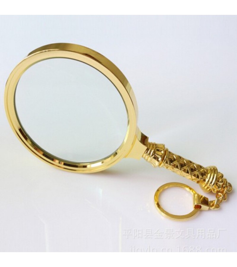 Nikula-5x80mm Tüm Metal Altın Renklı Hediye Büyüteç, Optik Lensler Ile çinko Alaşım Metal çerçeve