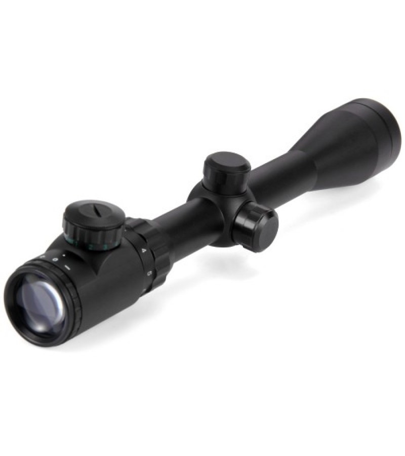 Spike 3-9x40 Zoomlu Çıft Işıklı Av Tüfeği Dürbünü Silah Montaj Kelepçeli