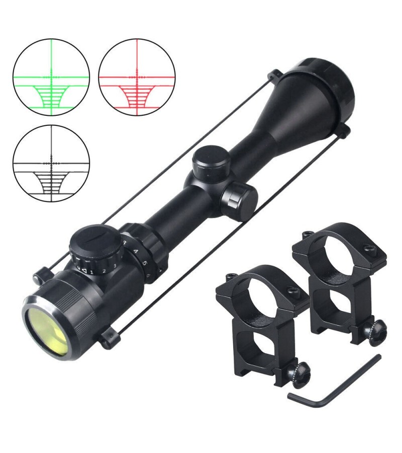 Spike 3-9x50 Zoomlu Keskin Nişancı Tüfek Dürbünü Kırmızı, yeşil Işık çelik Gövde Spike 3-9x50 Zoomlu Keskin Nişancı Tüfek Dürbünü Kırmızı, yeşil Işık çelik Gövde