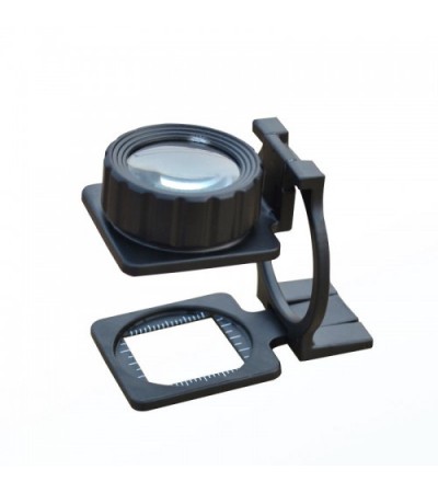 Nikula-Tekstilciler Için  Kumaş Kontrolü Büyüteç,katlanan, Metal 15x Büyütme