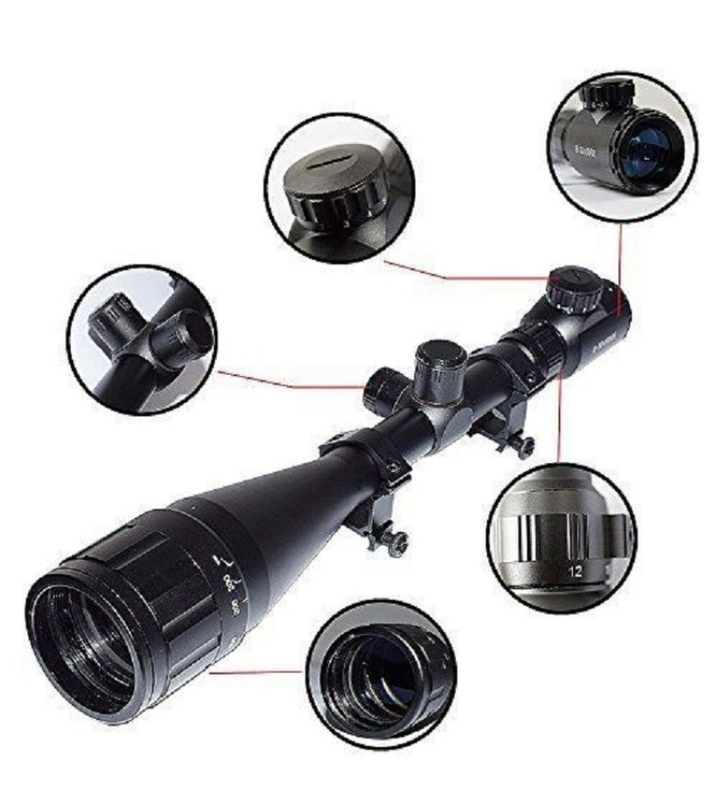 8-32x50aoeg Taktik çift ışık Kırmızı,yeşil Kaynaklı,zoomlu Avcılık Nışan,tüfek Dürbün