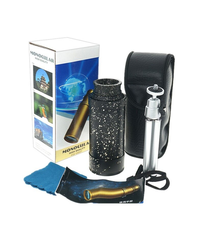 50x50 Panda Metal Gövde Tek Gözle Büyük Mercek Korsan Dürbün SYH