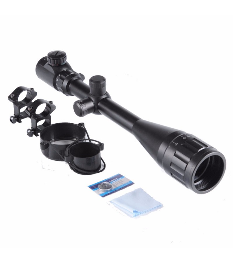 Tr-nikula 6-24x50 Aoe Tüfek Dürbünü çift Işık Kırmızı,yeşil Kaynaklı Zoomlu