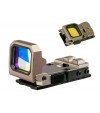 Vism Flipdot Reflex M2 Red Dot Sight - Katlanabilir Optik, Tabanca için 22mm Reflex Nişangâh Acik Asgari