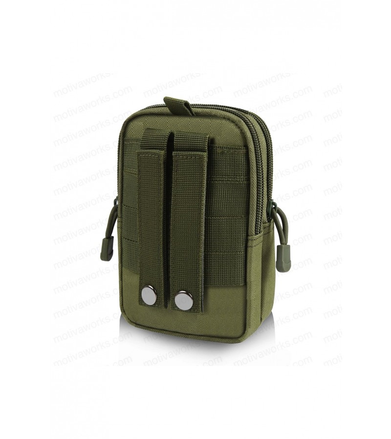 Taktik Modüler Mini Haki Yeşil Göğüs Bel Telefon Molle Çantası Spor Bisiklet Motosiklet Scooter