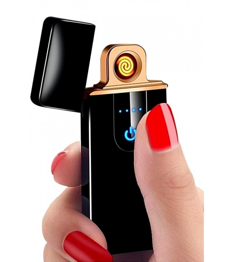 Siyah Usb Şarjlı Çakmak