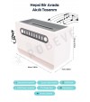 Alev Efektli Aroma Difüzörü Hava Nemlendirici Beyaz Gürültü Bluetooth Hoparlör Buhar Makinesi Alev Efektli Aroma Difüzörü Hava Nemlendirici Beyaz Gürültü Bluetooth Hoparlör Buhar Makinesi