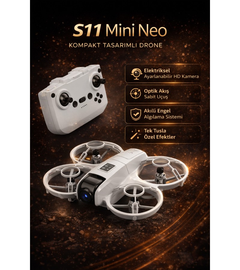 S11/R11 Mini Neo HD Drone – Yeni Nesil Akıllı Uçuş, Engel Tanıma & Canlı Görüntü S11/R11 Mini Neo HD Drone – Yeni Nesil Akıllı Uçuş, Engel Tanıma & Canlı Görüntü