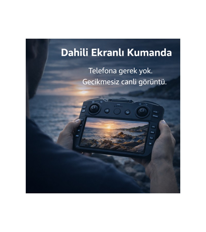 R06 Ultra 4K Drone Çift Kameralı | Uzun Uçuş Süresi | Engel Sensörlü Katlanabilir Drone