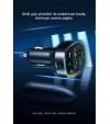 Bluetooth FM Transmitter – 3 USB Portlu Süper Hızlı Araç Şarj Cihazı Bluetooth FM Transmitter – 3 USB Portlu Süper Hızlı Araç Şarj Cihazı