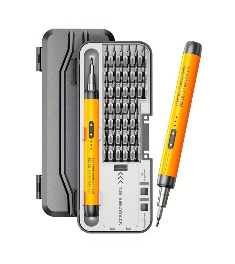 Leerfei TK-S001 Pro Tech 38 Parça Hassas Şarjlı Tornavida Seti