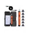 Leerfei TK-S001 Pro Tech 38 Parça Hassas Şarjlı Tornavida Seti
