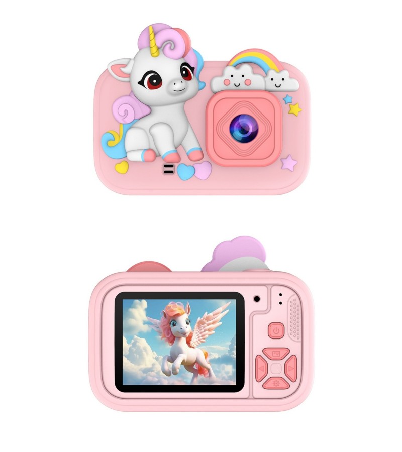 Çocuk Tasarımlı Çocuk Fotoğraf Makinesi – 48 Mp, 1080p Video, Dijital Zoom, Mini Tripodlu