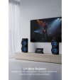 Bluetooth LED Işıklı Taşınabilir Hoparlör – Çift 3” Subwoofer, 20W Güçlü Bass, FM/USB/TF/AUX Bluetooth LED Işıklı Taşınabilir Hoparlör – Çift 3” Subwoofer, 20W Güçlü Bass, FM/USB/TF/AUX