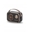 Nostaljik Retro Bluetooth Hoparlör - Şarjlı, USB, SD kart Taşınabilir Speaker FM/AM/SW 3 Bant Radyo