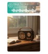 Nostaljik Retro Bluetooth Hoparlör - Şarjlı, USB, SD kart Taşınabilir Speaker FM/AM/SW 3 Bant Radyo
