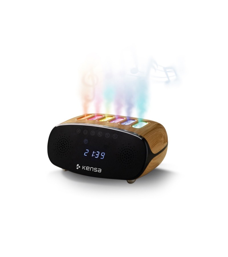 Bluetooth Hoparlörlü Aromaterapi Hava Nemlendirici – 7 Renk Işıklı, Çoklu Sis Çıkışlı, Kumandalı