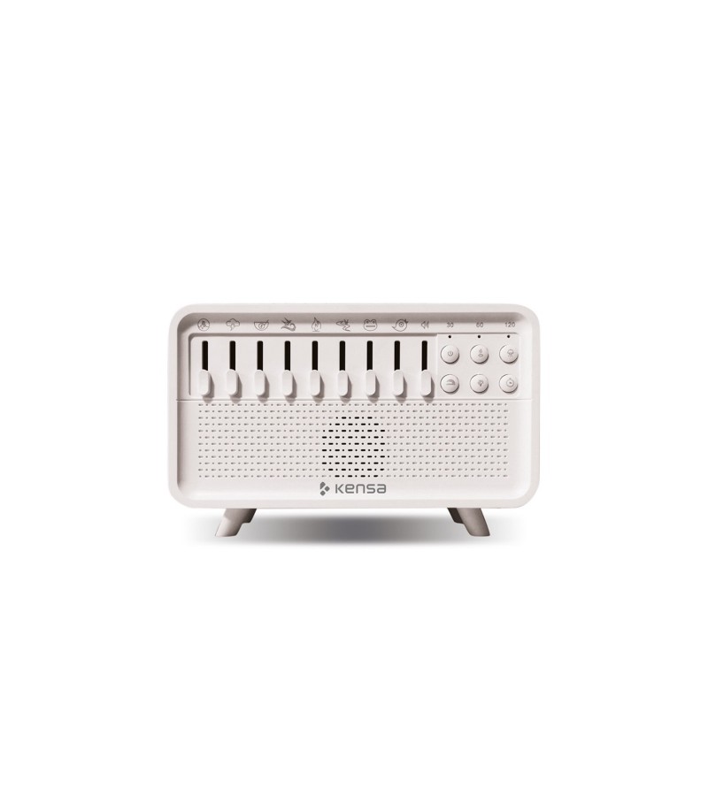 Alev Efektli White Noise Aromaterapi Hava Nemlendirici – Bluetooth Hoparlörlü 200 mL Difüzör