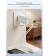 50W PD Hızlı Şarj Başlığı + USB-C to Lightning Kablo – iPhone Uyumlu, Akıllı Güvenlik Çipli,