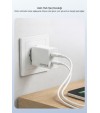 50W PD Hızlı Şarj Başlığı + USB-C to Lightning Kablo – iPhone Uyumlu, Akıllı Güvenlik Çipli,