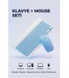 Tablet Ve Bilgisayar İçin Kablosuz Bluetooth Klavye Ve Dongle’lı Mouse Seti