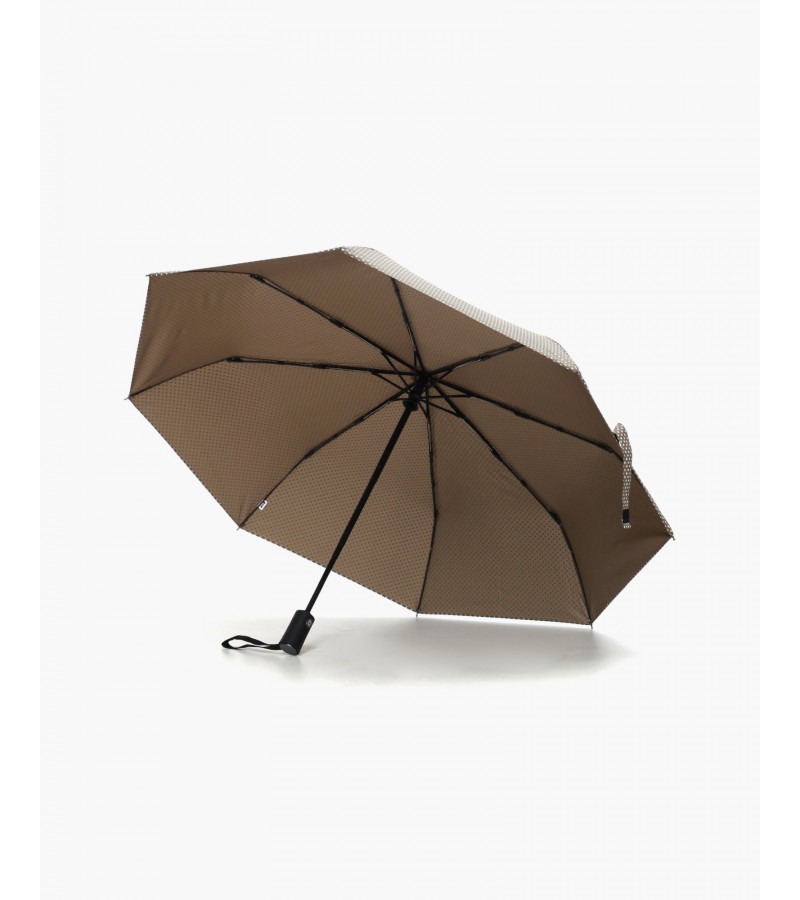 Parachase 3099-1 Puantiye Desenli Otomatik 3 Katlamalı Şemsiye