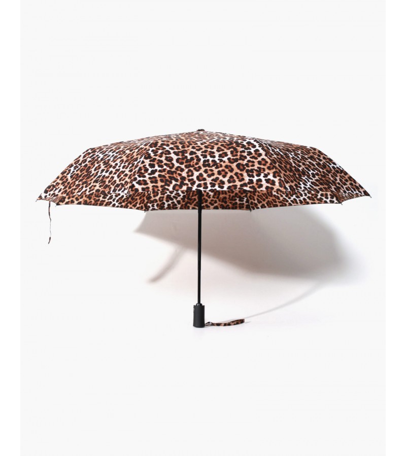 Parachase 3259 Leopar Desenli Otomatik 3 Katlamalı Şemsiye
