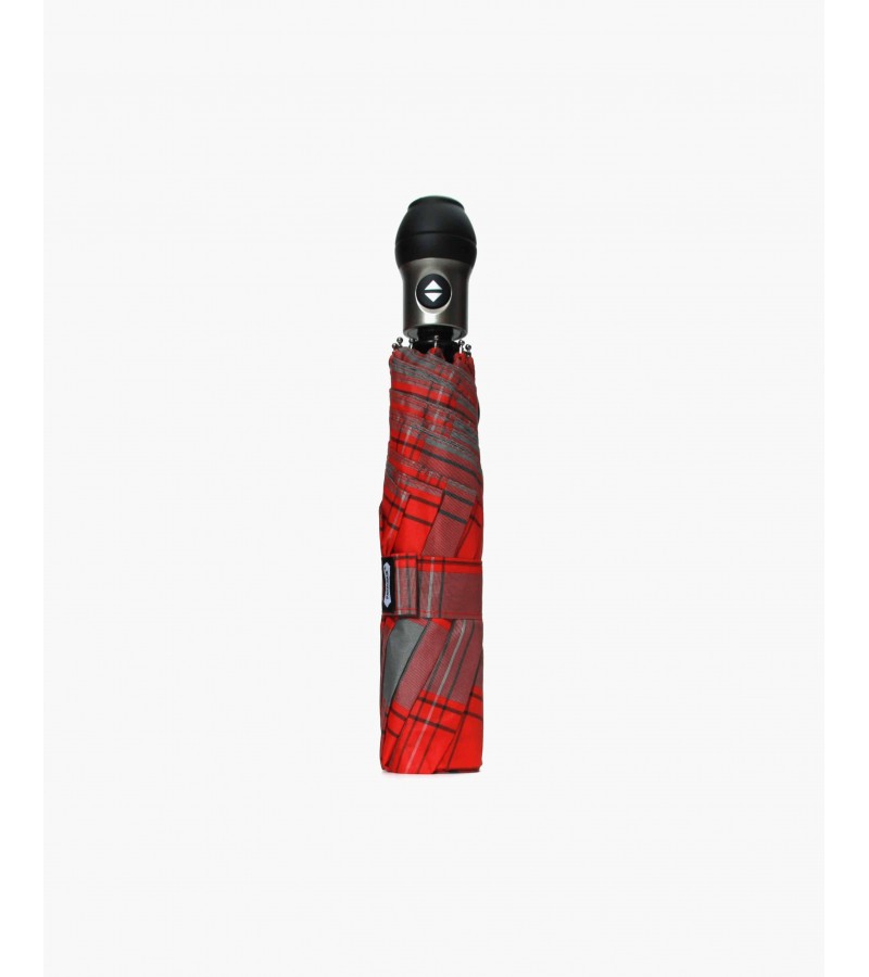 Parachase 3238-1 Ekose Desenli Otomatik 3 Katlamalı Şemsiye