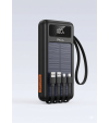 ACL 20.000 mAh Solar Şarj Cihazı - 5 Cihaz Aynı Anda Şarj - Dahili Kablolu