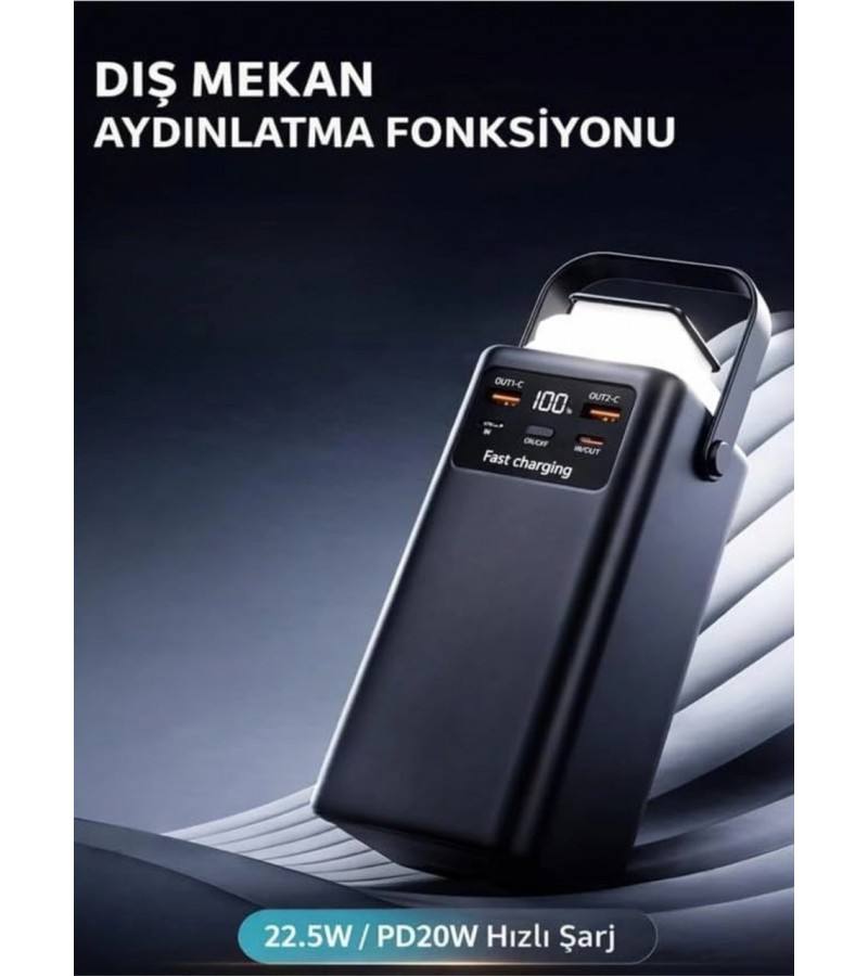 Acl Pw-113 50.000 mAh Dijital Göstergeli Powerbank 22.5W Hızlı Şarj Destekli Batarya
