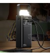 30.000 mAh Çok Fonksiyonlu Powerbank – 22.5W Hızlı Şarj, LCD Ekran, Dahili Kablolar, Güçlü LED Fener, Taşıma Kolu, Outdoor Kullanıma Uygun