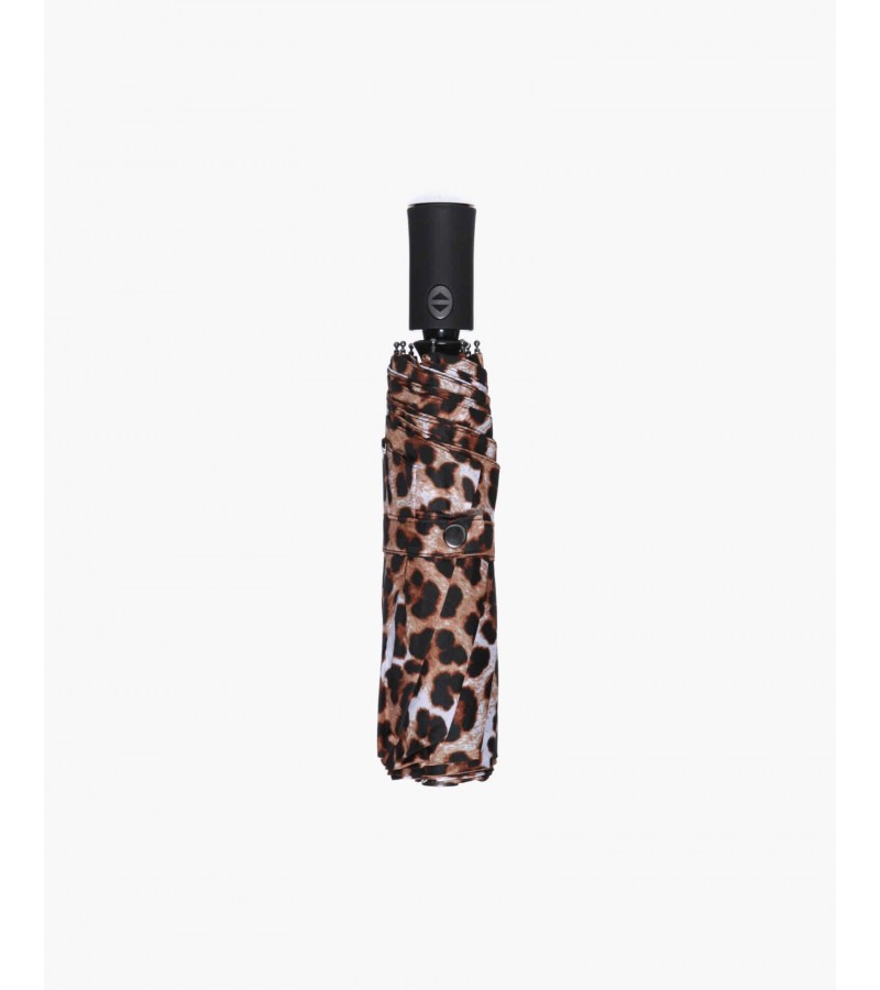 Parachase 3259 Leopar Desenli Otomatik 3 Katlamalı Şemsiye